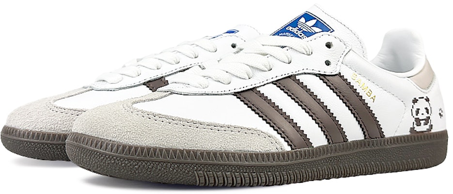 아디다스 삼바 OG '브라운 화이트 픽셀 팬더' 커스텀 슈즈 IG1024(Team40-男女款像素熊猫棕白) Shop 아디다스 삼바 OG '브라운 화이트 픽셀 팬더' 커스텀 슈즈 IG1024(Team40-男女款像素熊猫棕白)