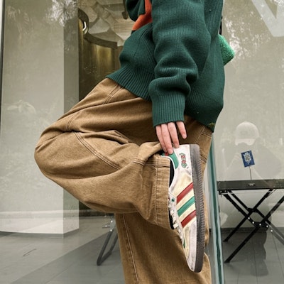 아디다스 삼바 OG '빈티지 베이지-그레이' (커스텀 슈즈) IG1024(Team162-撞色小脏鞋) Cheap 아디다스 삼바 OG '빈티지 베이지-그레이' (커스텀 슈즈) IG1024(Team162-撞色小脏鞋)