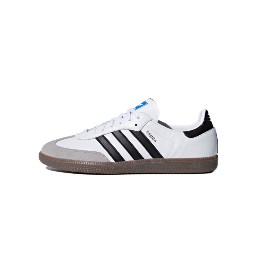 Sizing カスタムSamba OG「手描き白ゼブラ」 B75806（Team243-白斑马）