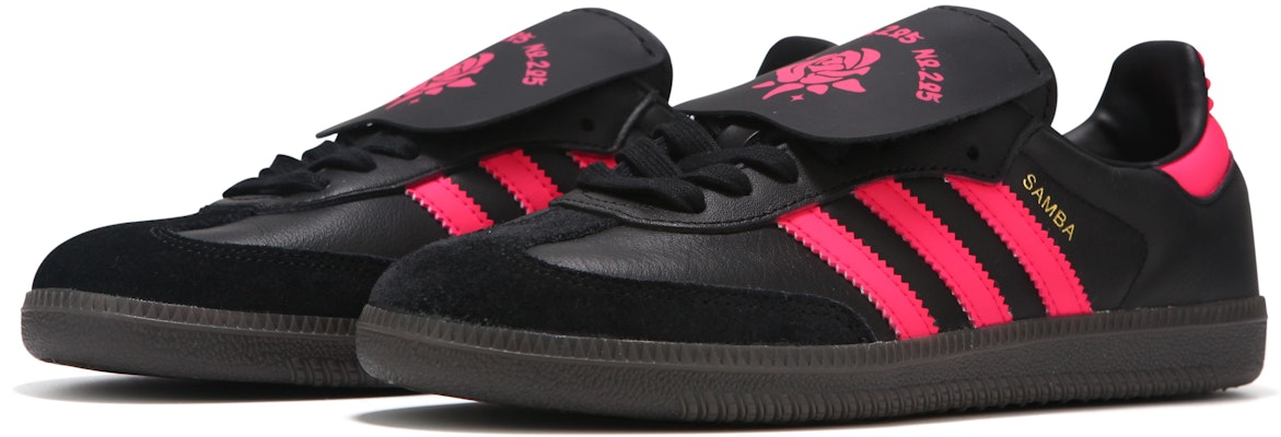 【客製球鞋】 adidas originals Samba OG 熱浪 甜辣熱粉 巴比休閒 辣妹風 復古百搭 時尚 低筒 板鞋 男女同款 黑粉色 Shop 【客製球鞋】 adidas originals Samba OG 熱浪 甜辣熱粉 巴比休閒 辣妹風 復古百搭 時尚 低筒 板鞋 男女同款 黑粉色