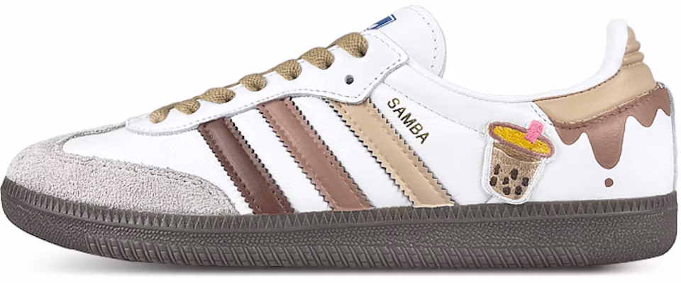 【定制球鞋】adidas originals Samba OG 禮盒 美式復古 美拉德 奶茶 低幫 板鞋 男女同款 白棕 Buy 【定制球鞋】adidas originals Samba OG 禮盒 美式復古 美拉德 奶茶 低幫 板鞋 男女同款 白棕