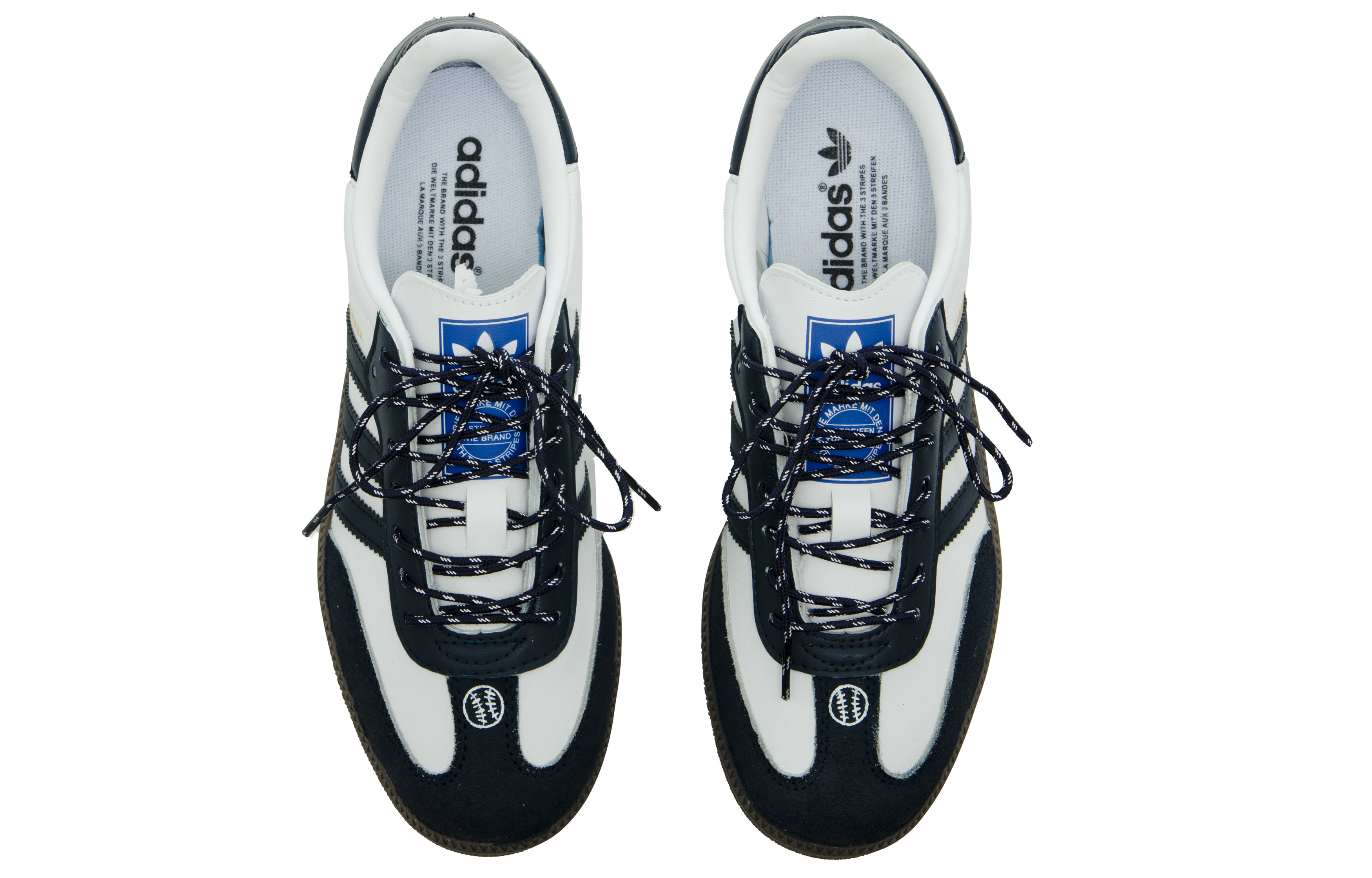 Purchase カスタム Samba OG ネイビー/ホワイト (Adidas) B75806（Team63-复古街头蓝）