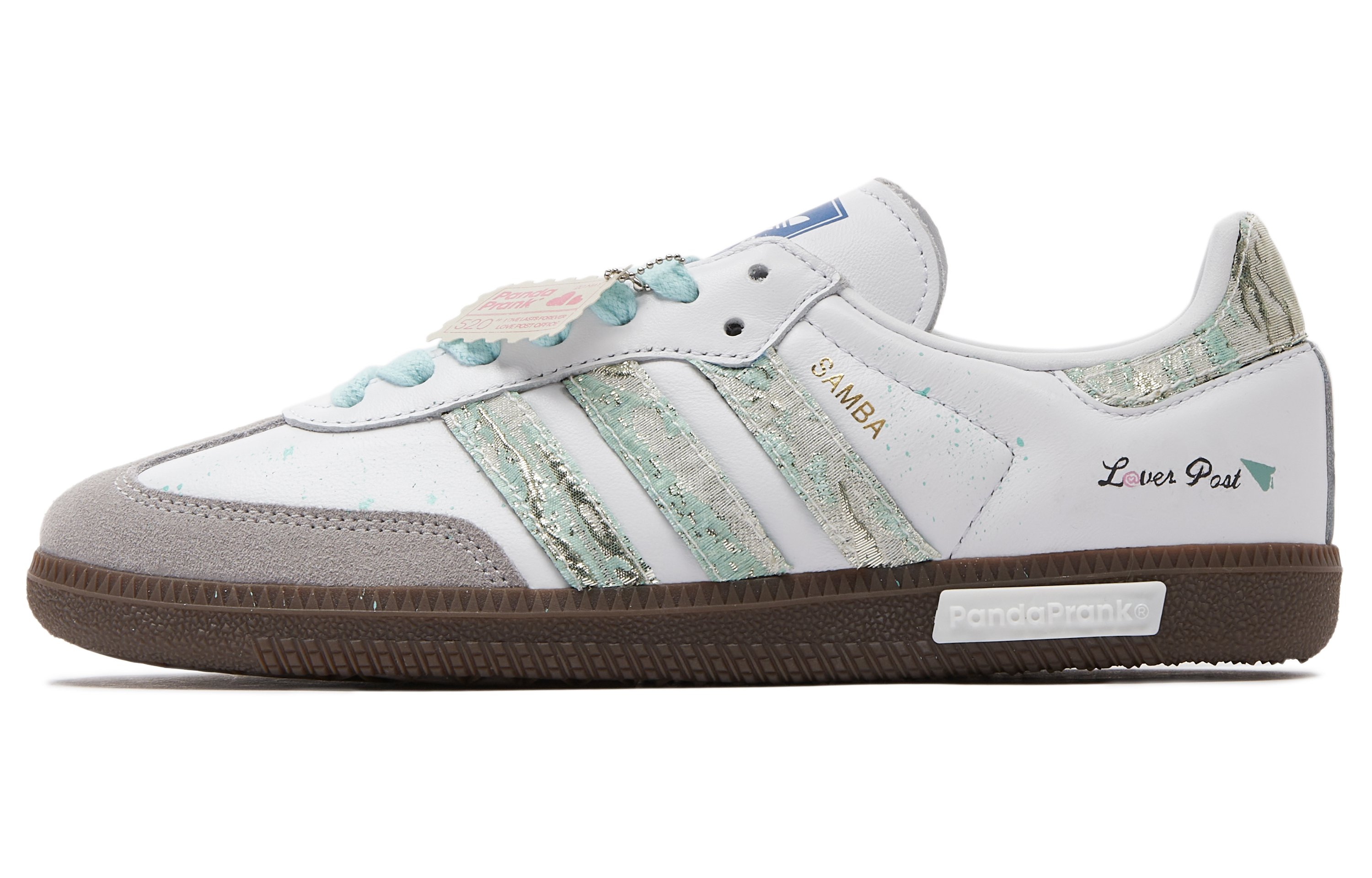 Order [定制鞋] adidas Samba OG 'Panda Prank 520 苍酱色' B75806(TeamH-男女款薄藤S-BOX)