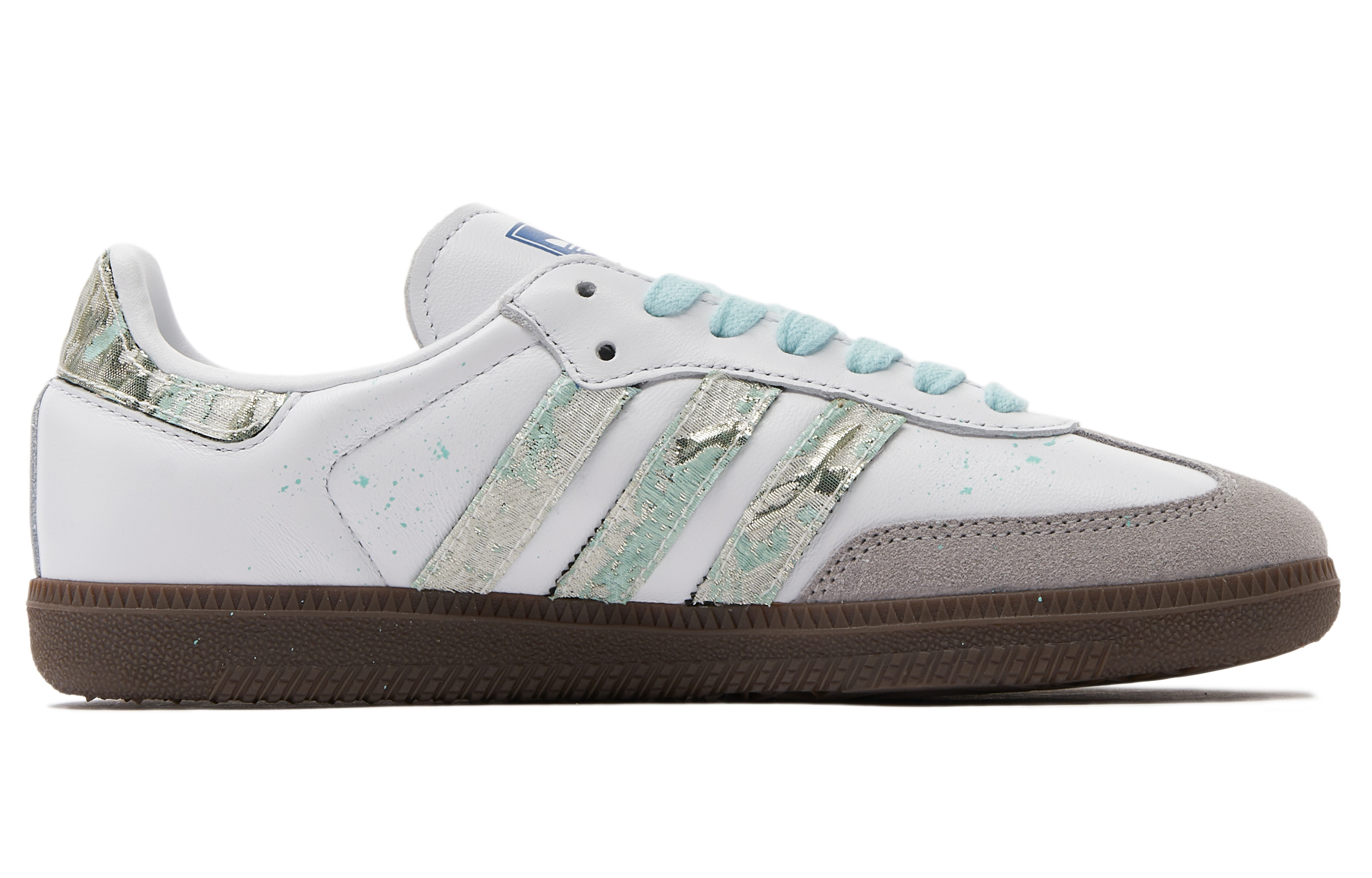 Shop [定制鞋] adidas Samba OG 'Panda Prank 520 苍酱色' B75806(TeamH-男女款薄藤S-BOX)