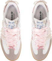 【訂製球鞋】 adidas Samba Og 珍珠緞帶 芭蕾風格 女孩 時尚 防滑 板鞋 粉白男女款 Purchase 【訂製球鞋】 adidas Samba Og 珍珠緞帶 芭蕾風格 女孩 時尚 防滑 板鞋 粉白男女款
