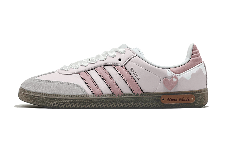 Order 【客製化球鞋】adidas originals Samba OG 復古風 粉色愛心 限定鞋盒 低筒 板鞋 男女款 粉白