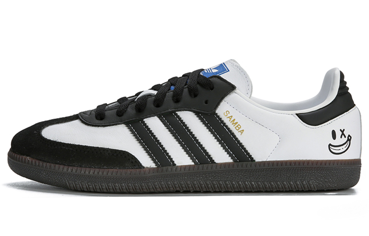 Order 【訂製球鞋】adidas Samba OG 像素火力 黑白布洛克 ins風 低筒 板鞋 男女款 黑白