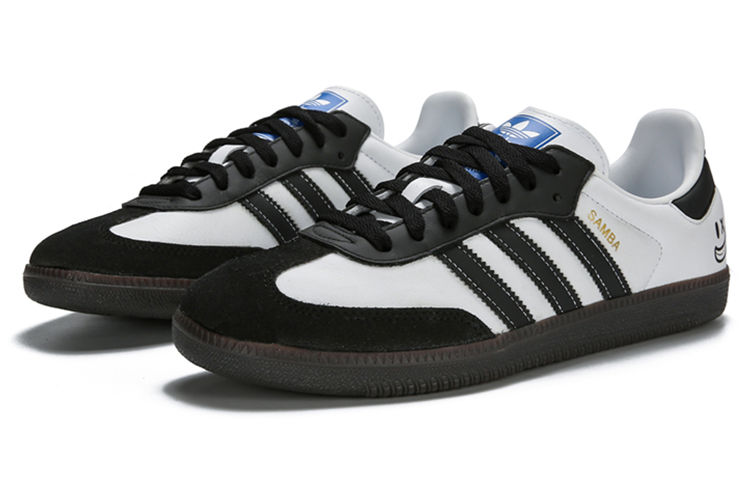 Shop 【訂製球鞋】adidas Samba OG 像素火力 黑白布洛克 ins風 低筒 板鞋 男女款 黑白