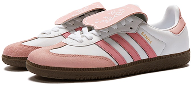 【定製球鞋】adidas originals Samba OG 氣泡水母 薔薇心事 復古小眾 甜妹 防滑耐磨 低筒 板鞋 男女同款 粉白 Shop 【定製球鞋】adidas originals Samba OG 氣泡水母 薔薇心事 復古小眾 甜妹 防滑耐磨 低筒 板鞋 男女同款 粉白
