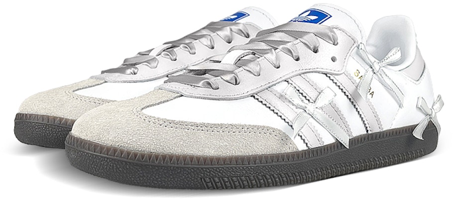 カスタム Samba OG "シルバーバレエ" (adidas) B75806(Team47-男女银芭蕾蝴蝶结) Lookbook カスタム Samba OG "シルバーバレエ" (adidas) B75806(Team47-男女银芭蕾蝴蝶结)