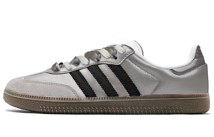 [Custom Shoes] adidas Samba OG &#x27;Silver Gray-Black&#x27;