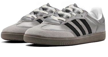 아디다스 삼바 OG '실버 그레이/블랙' (커스텀) B75806(TeamY-男女款银角大王银灰) Lookbook 아디다스 삼바 OG '실버 그레이/블랙' (커스텀) B75806(TeamY-男女款银角大王银灰)