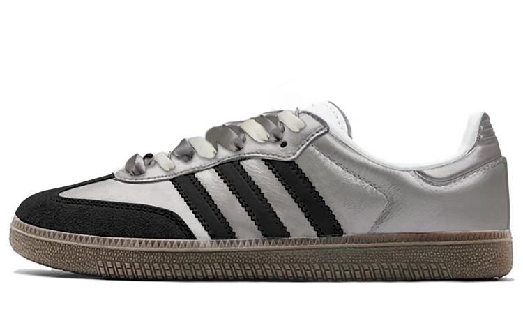Order [Kasut Tersuai] adidas Samba OG 'Perak Kelabu-Hitam Y2K' B75806(TeamY-男女款暗黑芭蕾银灰黑)
