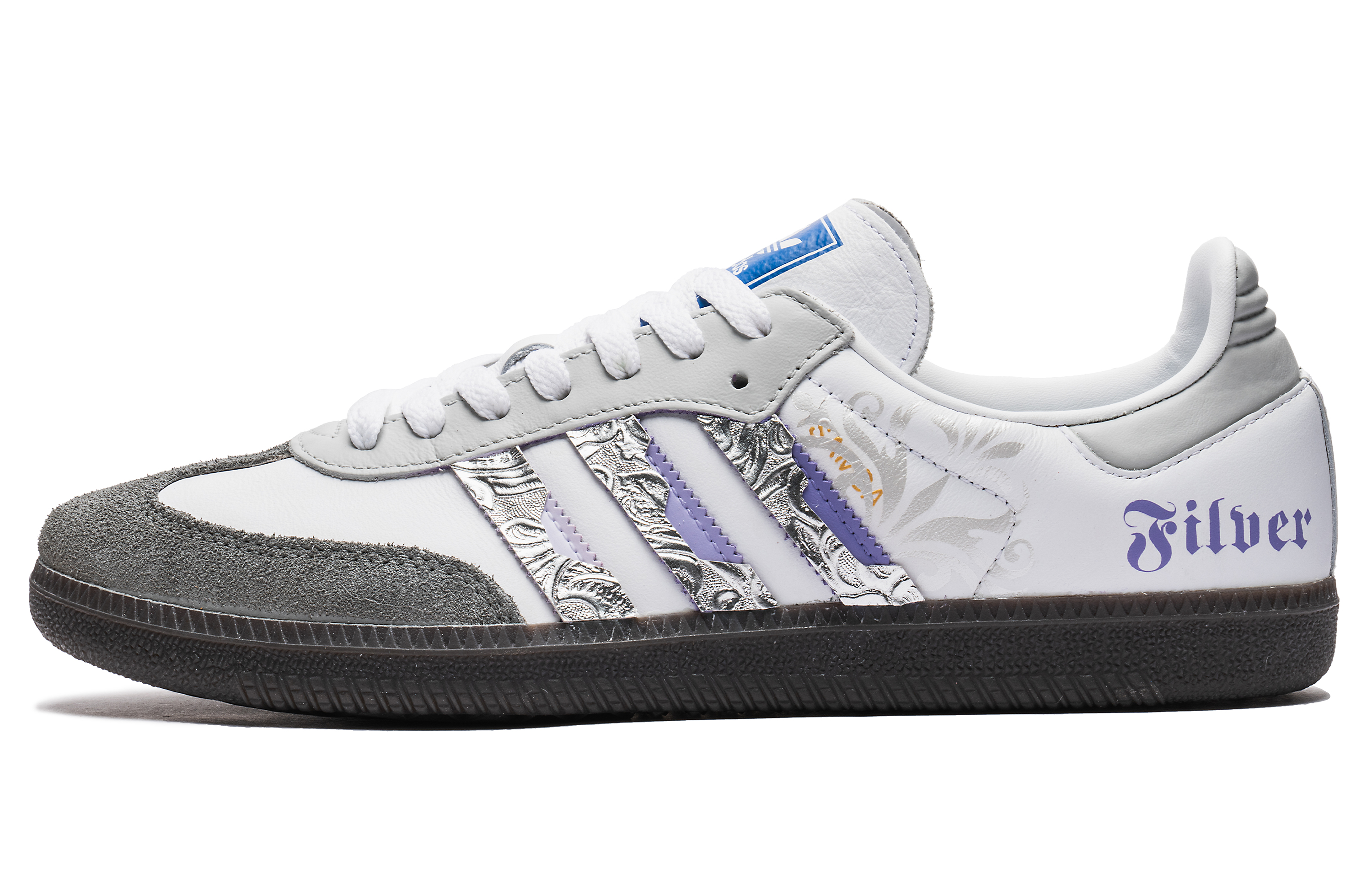 [Custom Shoes] adidas Samba 'Silver Purple Gradient Fade'