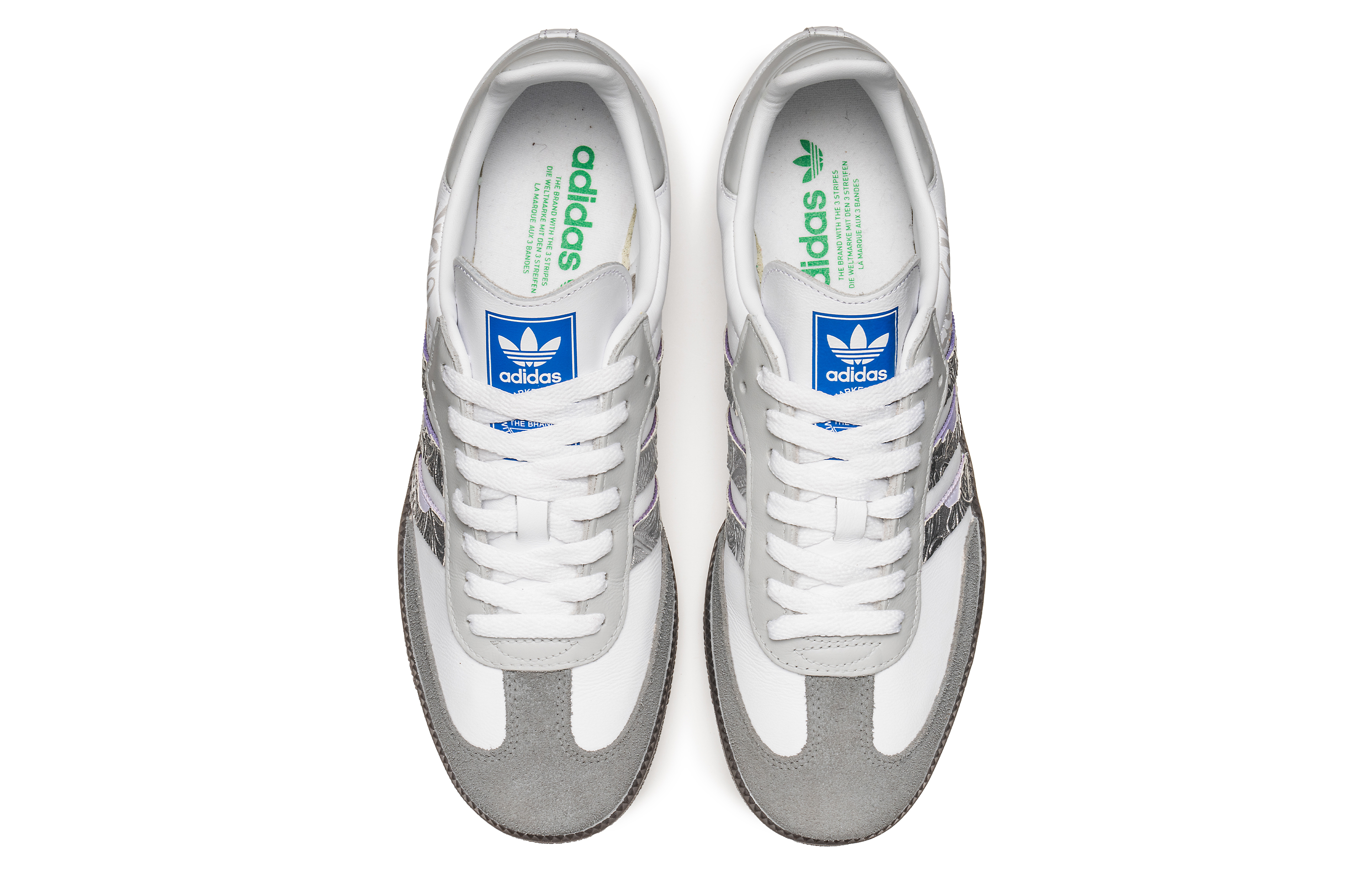 [Custom Shoes] adidas Samba 'Silver Purple Gradient Fade' 圖 5