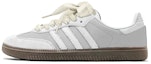 Buy 【訂製球鞋】adidas originals Samba OG 高級獨特 潮流復古 煙霾芭蕾 德訓 低筒 滑板鞋 男女同款 銀白灰