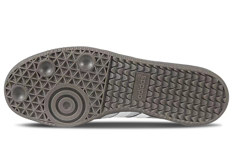 Purchase [Sepatu Custom] adidas Samba OG 'Perak Putih Abu-abu' B75806(TeamY-男女款雾霾芭蕾白灰)