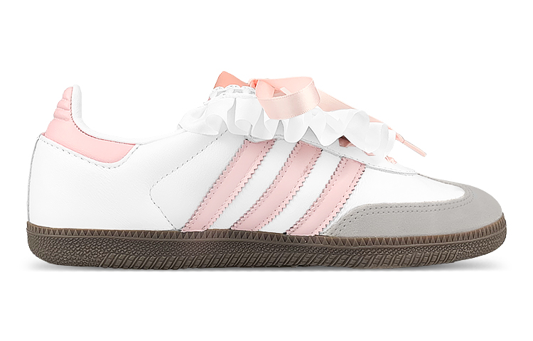 Lookbook [Kasut Custom] adidas Samba OG 'Kek Strawberi' B75806(Team116-粉花边双鞋舌)