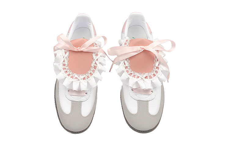 Purchase [Kasut Custom] adidas Samba OG 'Kek Strawberi' B75806(Team116-粉花边双鞋舌)