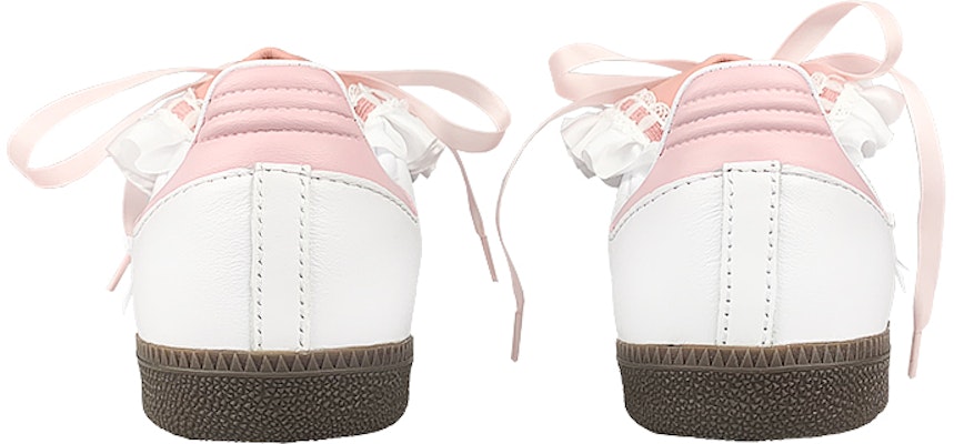 【客製化球鞋】adidas originals Samba OG 春之訊息 草莓蛋糕 翻蓋鞋舌 雪紡花邊蕾絲 蝴蝶結 逃生日記 低筒 板鞋 男女皆宜 粉白色 Details for 【客製化球鞋】adidas originals Samba OG 春之訊息 草莓蛋糕 翻蓋鞋舌 雪紡花邊蕾絲 蝴蝶結 逃生日記 低筒 板鞋 男女皆宜 粉白色