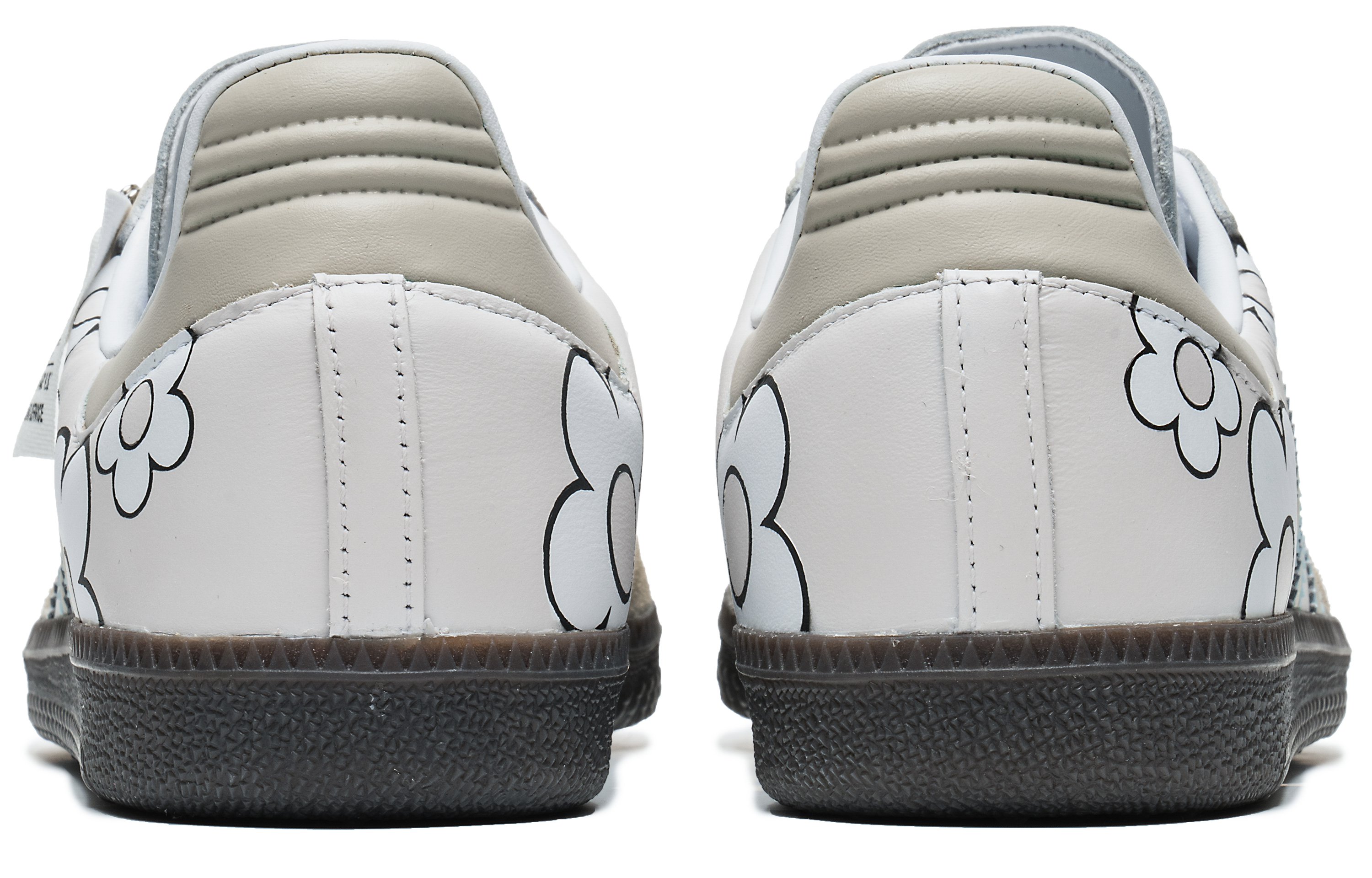 Shop [Sepatu Custom] adidas Samba OG 'Sunflower Abu-Abu' IG1024(Team22-太阳花Samba)