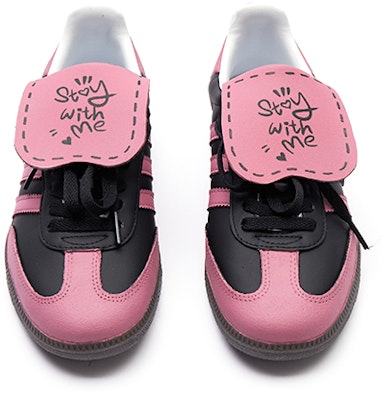 아디다스 삼바 OG '블랙핑크 와일드 로즈' 커스텀 슈즈 IG1024(Team15-野蔷薇) Shop 아디다스 삼바 OG '블랙핑크 와일드 로즈' 커스텀 슈즈 IG1024(Team15-野蔷薇)