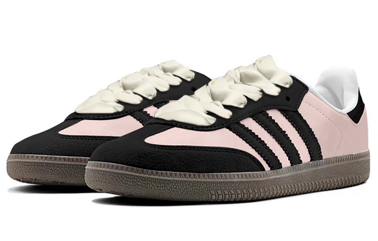 Lookbook 【カスタムシューズ】アディダス サンバOG 'Y2K 渋谷 ブラック-ピンク' B75806(TeamY-男女款在逃公主黑粉)