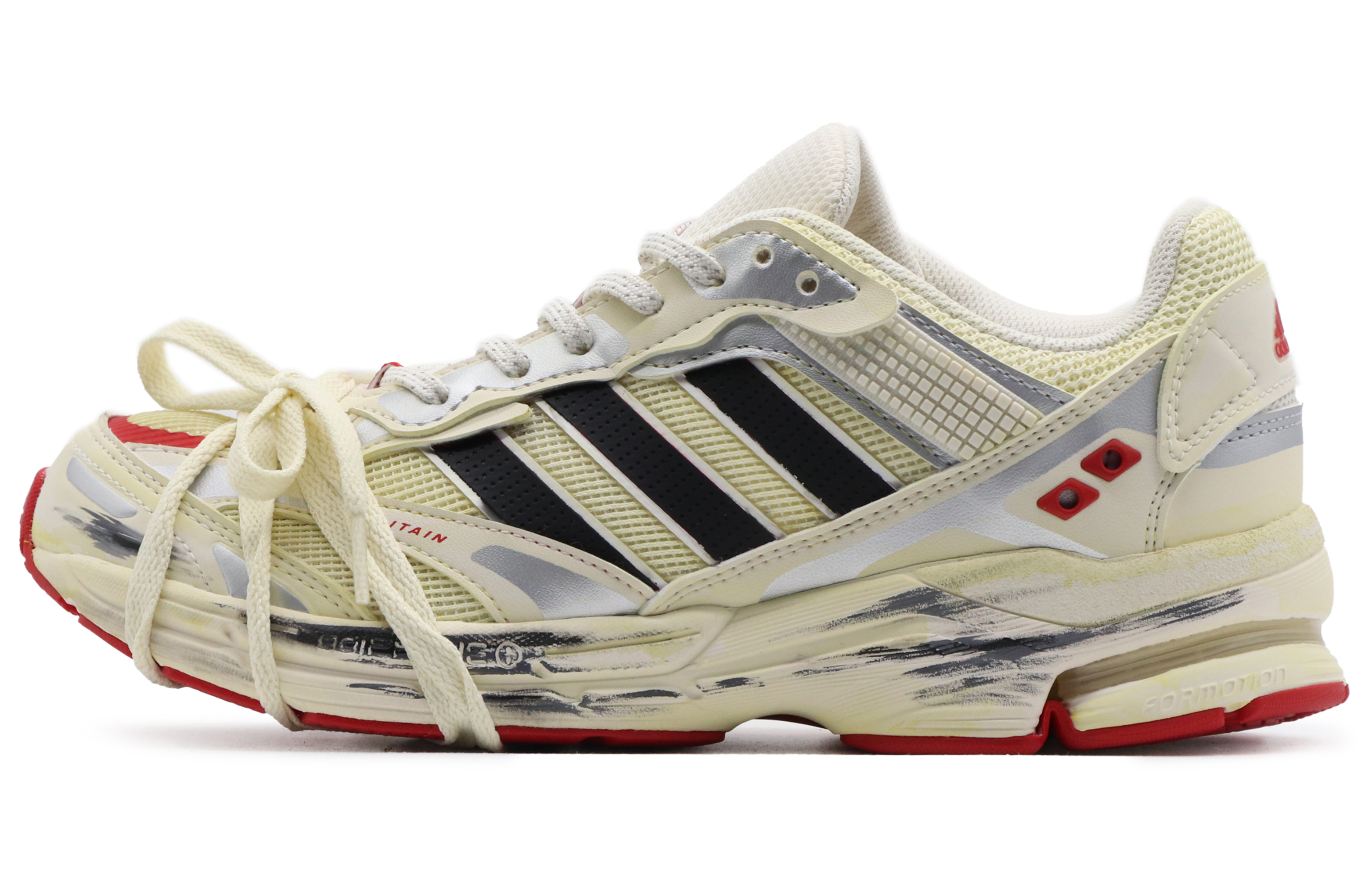 Buy [Kasut Terhad] adidas Spiritain 2000 'Roket Krim Hitam Merah Vintage' ID5412(Team57-男款火箭)