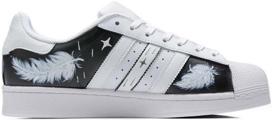 아디다스 슈퍼스타 '변색 깃털' (블랙/화이트) B27136(Team54-星空变色羽毛) Order 아디다스 슈퍼스타 '변색 깃털' (블랙/화이트) B27136(Team54-星空变色羽毛)