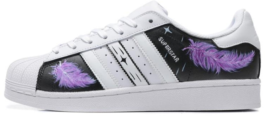 아디다스 슈퍼스타 '변색 깃털' (블랙/화이트) B27136(Team54-星空变色羽毛) Shop 아디다스 슈퍼스타 '변색 깃털' (블랙/화이트) B27136(Team54-星空变色羽毛)
