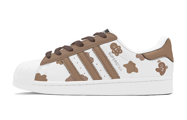 Order 【カスタムシューズ】アディダス スーパースター『ジンジャーブレッド』 EG4958(TeamS-巧克力姜饼人S-BOX)