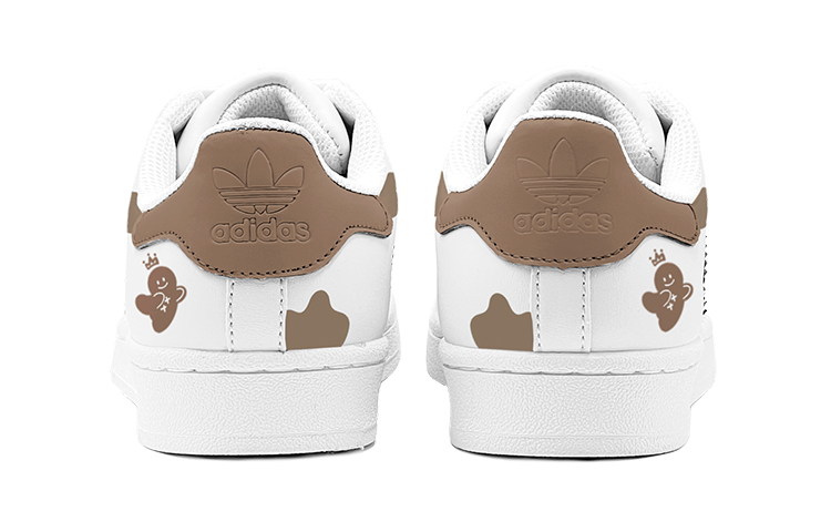 Purchase 【カスタムシューズ】アディダス スーパースター『ジンジャーブレッド』 EG4958(TeamS-巧克力姜饼人S-BOX)