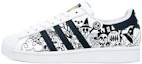 Buy 【訂製球鞋】adidas originals Superstar 貝殼頭 萬聖怪獸 低筒 板鞋 男女款 黑色