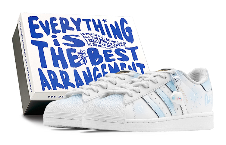 [Custom Shoes] adidas Superstar 'Icy Heart Gradation'