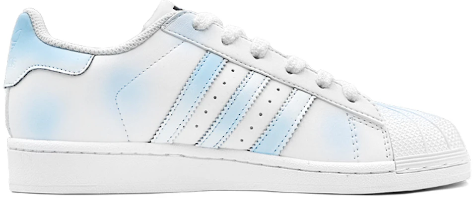 【客製化球鞋】adidas originals Superstar 冰晶愛心 漸變變色 獨特鞋盒 防滑耐磨 低筒 板鞋 男女款 白藍 Lookbook 【客製化球鞋】adidas originals Superstar 冰晶愛心 漸變變色 獨特鞋盒 防滑耐磨 低筒 板鞋 男女款 白藍