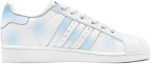 Lookbook 【客製化球鞋】adidas originals Superstar 冰晶愛心 漸變變色 獨特鞋盒 防滑耐磨 低筒 板鞋 男女款 白藍