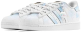 Shop 【客製化球鞋】adidas originals Superstar 冰晶愛心 漸變變色 獨特鞋盒 防滑耐磨 低筒 板鞋 男女款 白藍