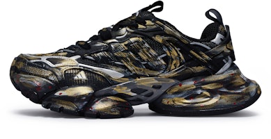 【客製化球鞋】adidas VENTO XLG DELUXE 811製造 機甲戰士 機能風 擦色 潑墨 低筒 休閒跑步鞋 男女同款 黑金銀 Buy 【客製化球鞋】adidas VENTO XLG DELUXE 811製造 機甲戰士 機能風 擦色 潑墨 低筒 休閒跑步鞋 男女同款 黑金銀