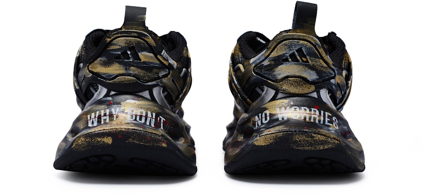 【客製化球鞋】adidas VENTO XLG DELUXE 811製造 機甲戰士 機能風 擦色 潑墨 低筒 休閒跑步鞋 男女同款 黑金銀 Purchase 【客製化球鞋】adidas VENTO XLG DELUXE 811製造 機甲戰士 機能風 擦色 潑墨 低筒 休閒跑步鞋 男女同款 黑金銀