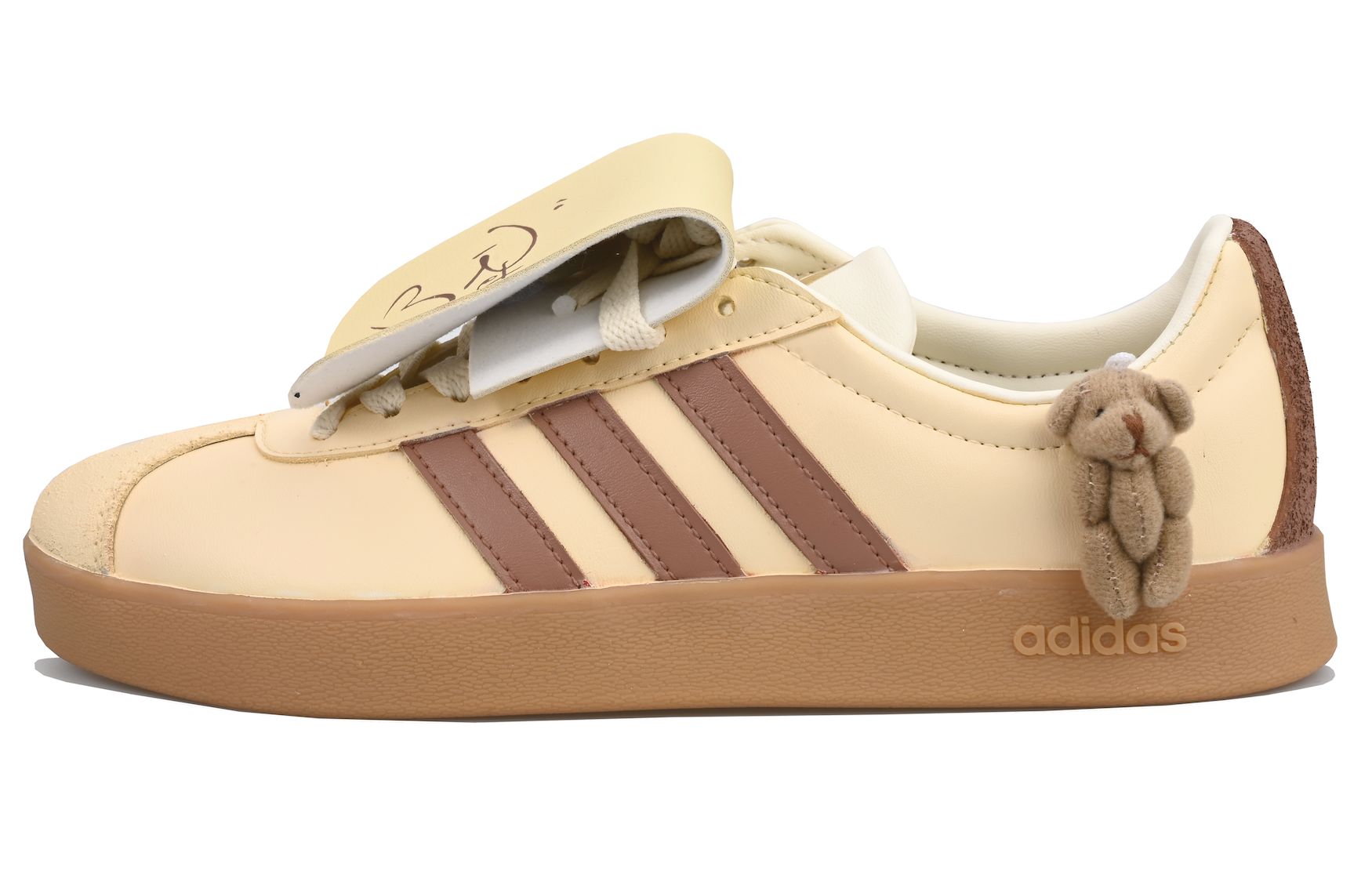 [Custom Shoes] adidas Vl Courtic 'Caramel Teddy Bear'