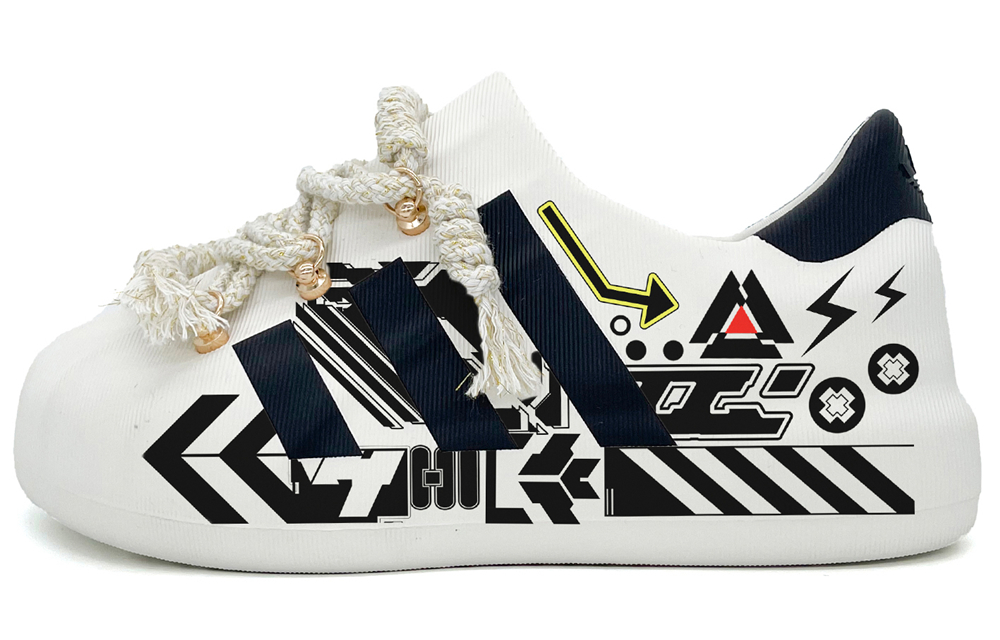 [Custom Shoes] adidas x AdiFOM Superstar 'Black White Energy Cyber' HQ8750-450474
