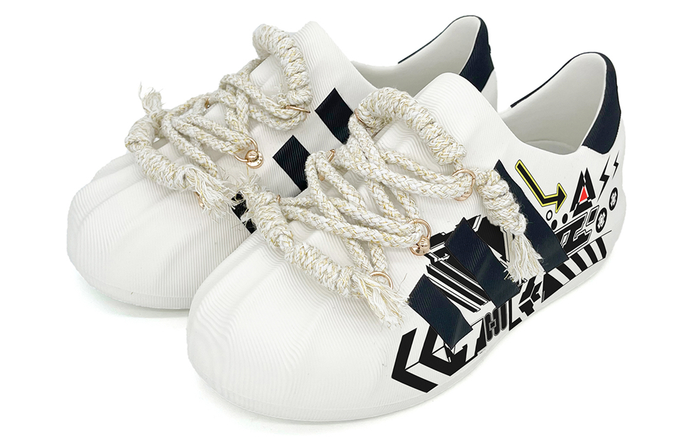 Lookbook 아디다스 x 아디폼 슈퍼스타 '블랙 화이트 에너지 사이버' (커스텀) HQ8750-450474