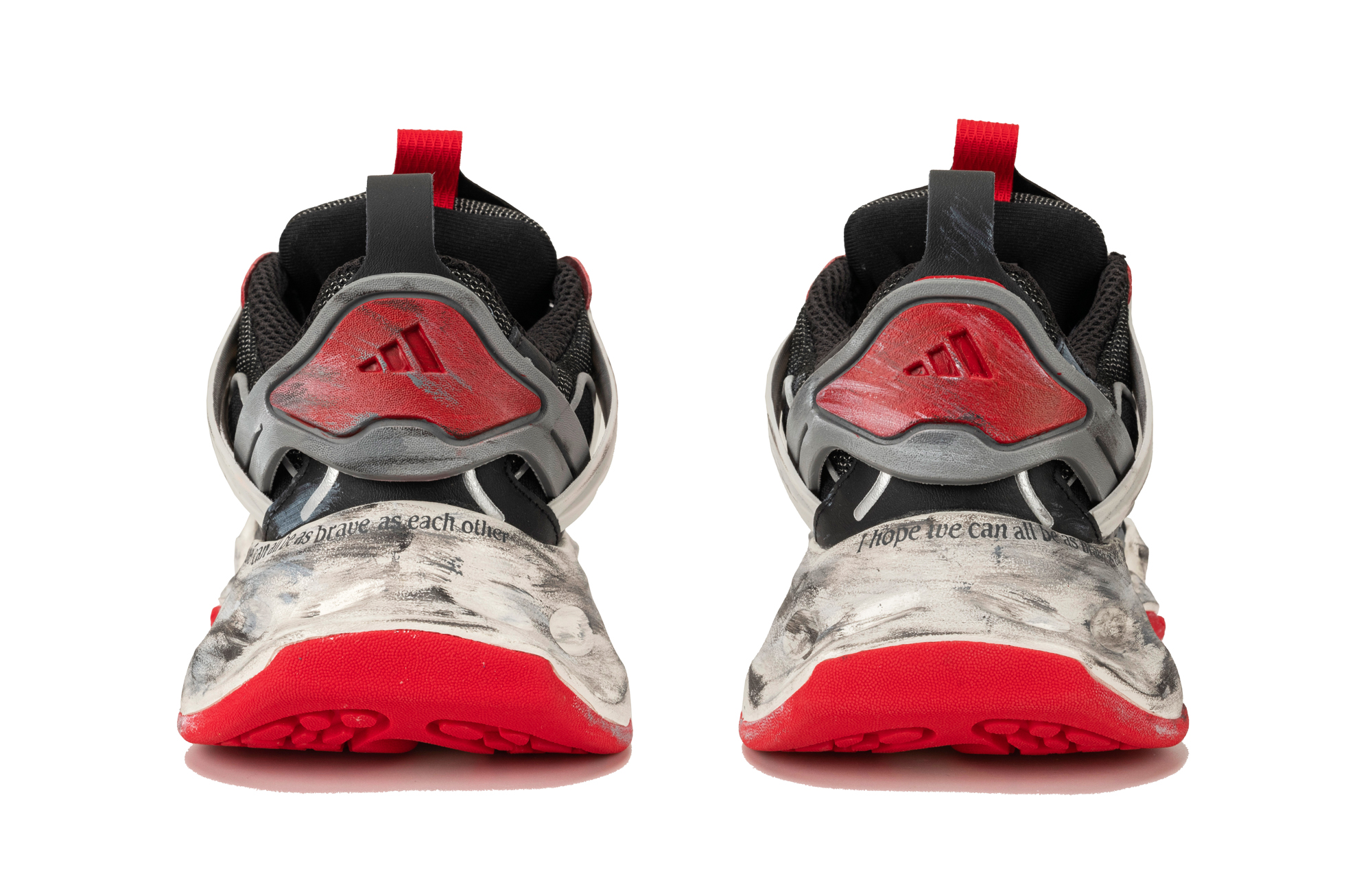 Buy [Custom Shoes] adidas XLG Runner Deluxe Vento 'Black Red