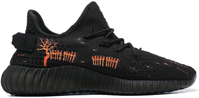 【定製球鞋】adidas originals Yeezy boost 350 黑武士 萬聖節南瓜 耐磨防滑 低幫 生活休閒鞋 男女同款 黑色 Order 【定製球鞋】adidas originals Yeezy boost 350 黑武士 萬聖節南瓜 耐磨防滑 低幫 生活休閒鞋 男女同款 黑色