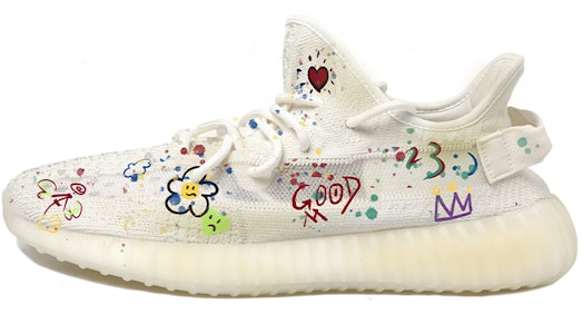 커스텀 아디다스 이지 350 V2 '베이지/레드/블루' HQ6316(Team拾玖-做旧涂鸦男女) Buy 커스텀 아디다스 이지 350 V2 '베이지/레드/블루' HQ6316(Team拾玖-做旧涂鸦男女)