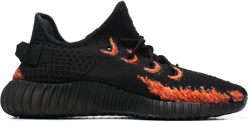 커스텀 아디다스 이지 부스트 350 V2 '블랙 사무라이 3D 플레임' HQ4540(Team54-3D火焰橙红) Order 커스텀 아디다스 이지 부스트 350 V2 '블랙 사무라이 3D 플레임' HQ4540(Team54-3D火焰橙红)