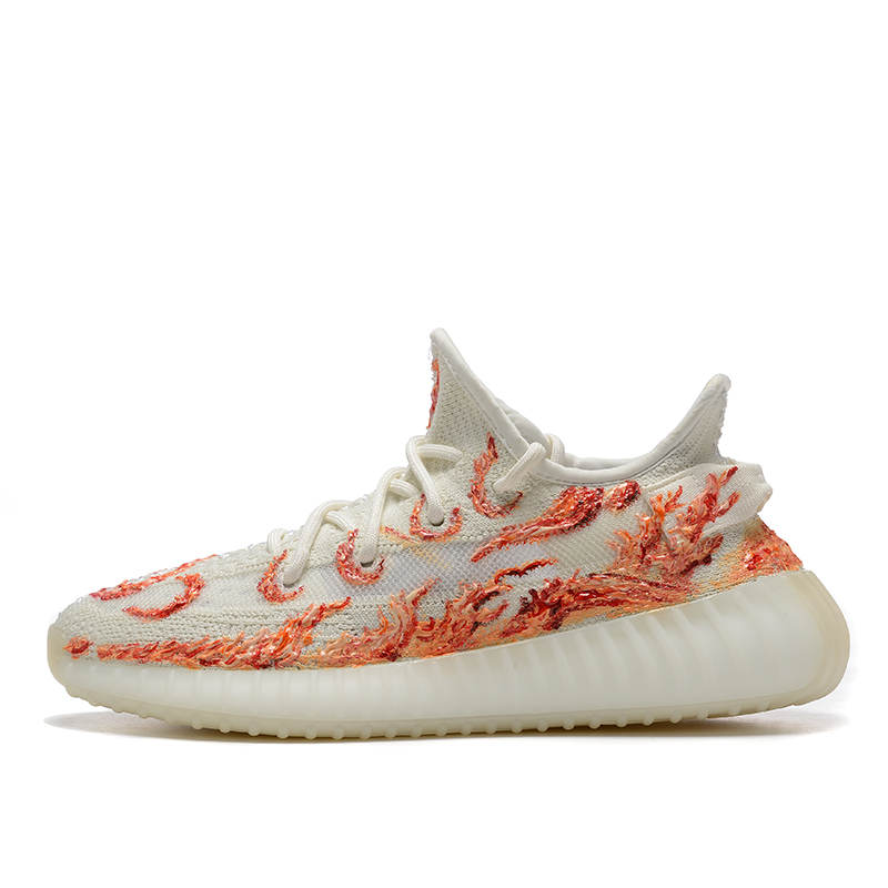 [Custom Shoes] adidas Yeezy Boost 350 V2 'Bone Firepower'