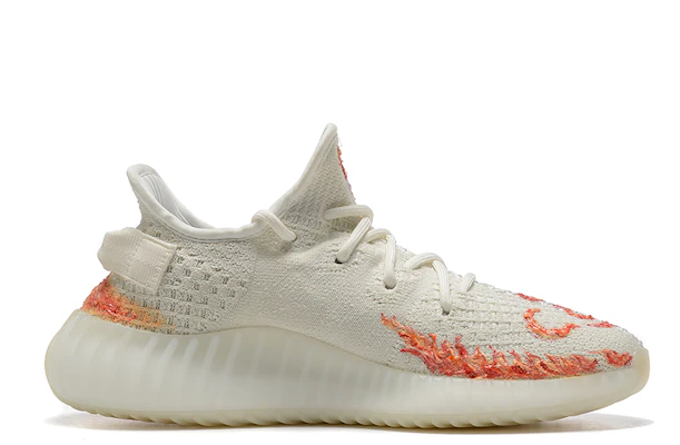 【客製化球鞋】adidas originals Yeezy Boost 350 V2 bone 3D 火力全開 低幫 運動休閒鞋 男女同款 白紅 Order 【客製化球鞋】adidas originals Yeezy Boost 350 V2 bone 3D 火力全開 低幫 運動休閒鞋 男女同款 白紅