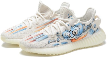 カスタム イージー ブースト 350 V2 "ボーンアイスクリーム 2.0" HQ6316(Tame54-男女同款变色龙蓝) Lookbook カスタム イージー ブースト 350 V2 "ボーンアイスクリーム 2.0" HQ6316(Tame54-男女同款变色龙蓝)