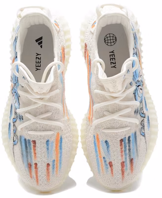 【定制球鞋】adidas Originals Yeezy Boost 350 V2 Bone 白冰淇淋2.0 3D變色龍 低幫 运动休閒鞋 男女同款 白藍紅 Shop 【定制球鞋】adidas Originals Yeezy Boost 350 V2 Bone 白冰淇淋2.0 3D變色龍 低幫 运动休閒鞋 男女同款 白藍紅
